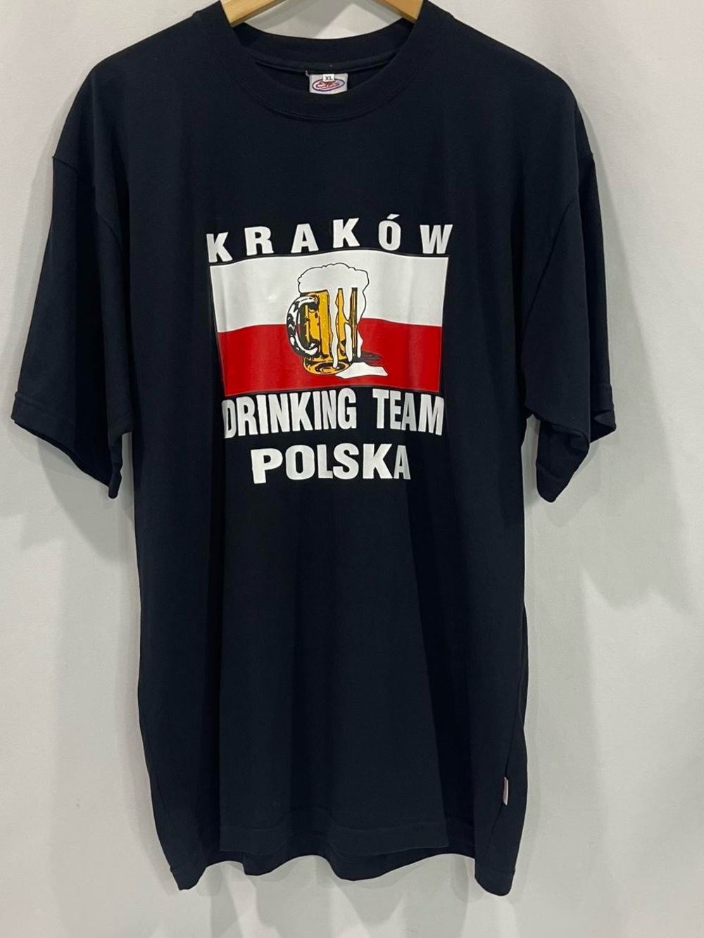 ELF Black Graphic Kraków Drinking Team Polska Tee